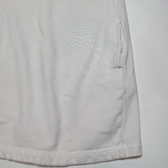 Roots White Green Logo Crew Neck Short Sleeve Sweater Dress XS - Picture 2 of 9